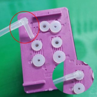 Conector Bico L Comum Tipo Joelho para Instalação de Bulk Ink e Cartuchos | Unidade na Sulink