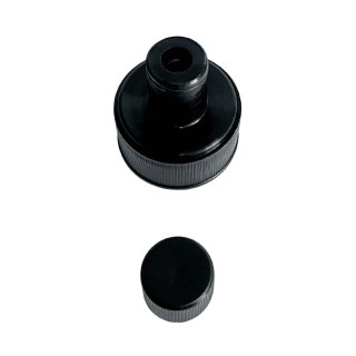 Tampa Bico Fit para Frascos Pet Boca 28mm - Preto | Pacote com 10 Unidades na Sulink