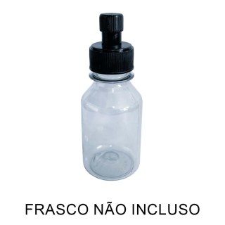 Tampa Bico Fit para Frascos Pet Boca 28mm - Preto | Pacote com 10 Unidades na Sulink