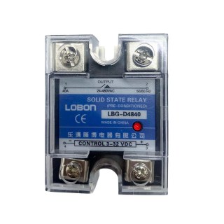 Relé de Estado Sólido LBG-D4840 - 24-480Vac / 40A - 3-32Vdc na Sulink