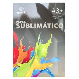 Papel Sublimático Mundi Globinho 100g/m² - A3+ (Plus 330x483mm) - Pacote c/ 100 Folhas em Sulink