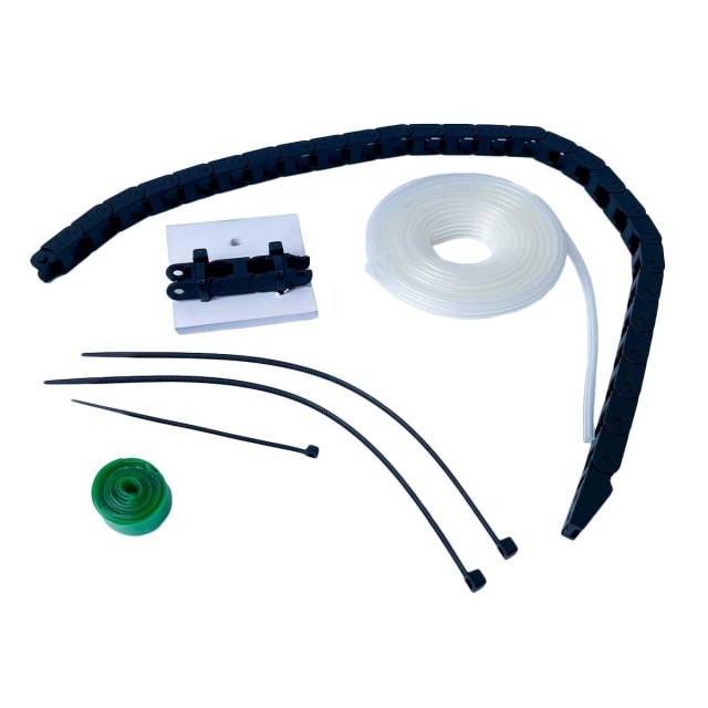 Kit com Esteira para Bulk Ink + Suporte para esteira + Mangueira 4 vias - Plotter HP T210 T230 T250 A1 24" Polegadas