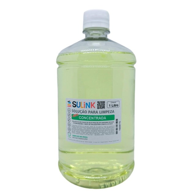 Solução de Limpeza + Forte para Cabeçotes de Impressão - Concentrada - 1 Litro na Sulink