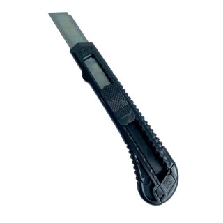 Estilete Largo 15cm Lâmina de Aço Carbono 18mm Bazze B4002 Preto na Sulink