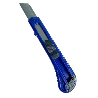Estilete Largo 15cm Lâmina de Aço Carbono 18mm Bazze B4002 Azul na Sulink
