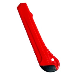 Estilete Largo 15cm Lâmina de Aço Carbono 18mm Bazze B4002 Laranja na Sulink