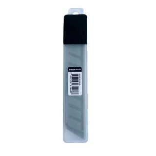 Lamina para Estilete Largo 18mm de Aço Carbono Bazze B4012 | Tubo com 10 Lâminas na Sulink