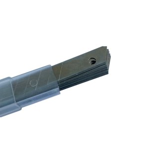 Lamina para Estilete Estreito 9mm de Aço Carbono Bazze B4011 | Tubo com 10 Lâminas na Sulink