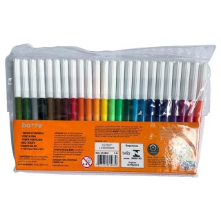 Caneta Canetinha Hidrocor Tinta Lavável Wave Bazze | Pacote com 24 Cores na Sulink