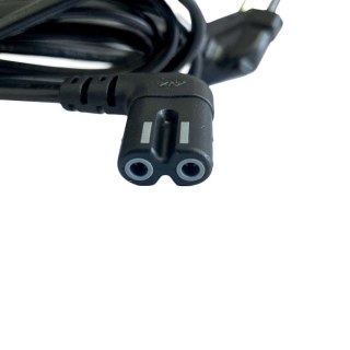 Cabo de Energia Alimentação Bipolar Universal para Impressoras e Fontes 10A 250V~ Conectores 90 Graus - 1,5m na Sulink