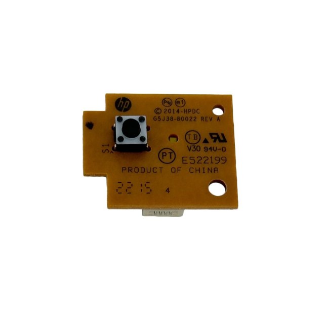 Placa do Botão Liga/Desliga da Impressora HP PRO 7720 7740 | Partnumber: G5J38-80022 na Sulink