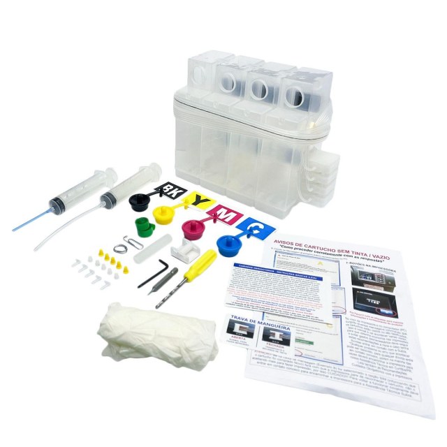 Bulk Ink para HP PRO 7610 7612 (A3) para Instalação (Sem Cartucho - Utilizar Original HP) | Vazio