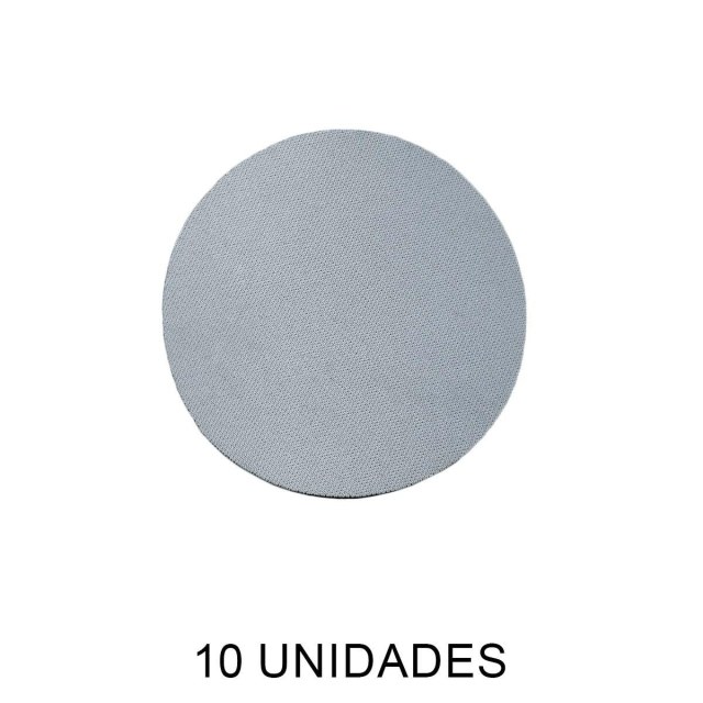 Porta Copo Redondo de Neoprene Branco 9cm para Sublimação | Fundo Texturizado | Pacote com 10 Unidades