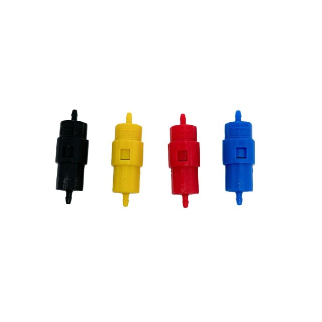 Bico Conector para Mangueira de Bulk Ink Conexão Rápida | Kit com 4 Cores