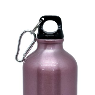 Cantil de Alumínio para Sublimação com Mosquetão | 600ml - Rose em Sulink