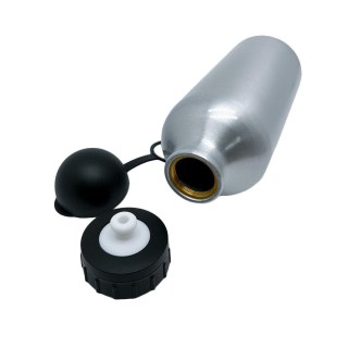 Squeeze de Alumínio Tampa Bolinha Resinado para Sublimação | 600ml - Prata na Sulink