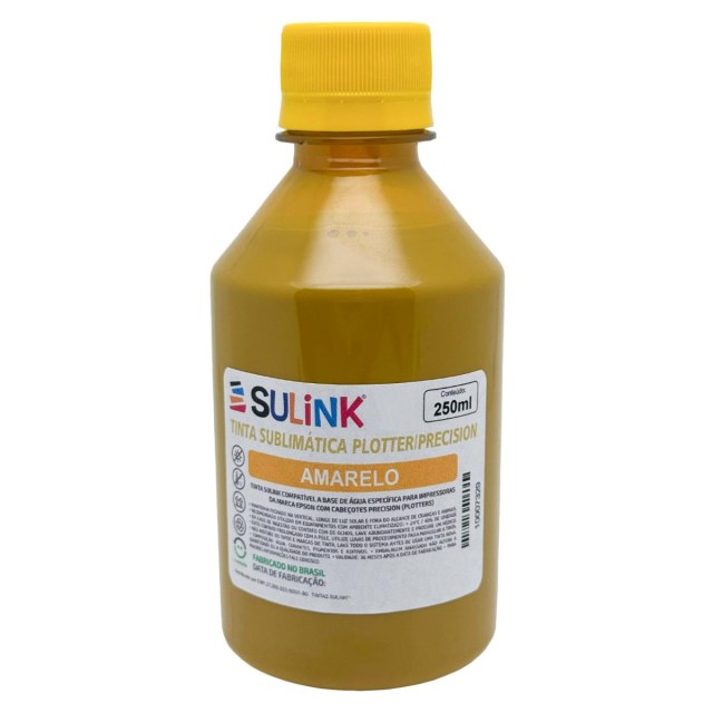 Tinta Sulink para Plotter Epson Sublimática | 250ml Amarelo