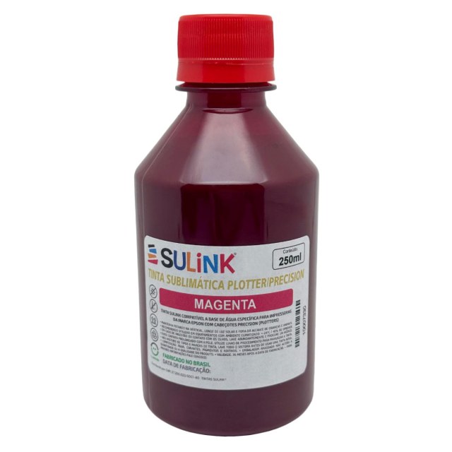 Tinta Sulink para Plotter Epson Sublimática | 250ml Magenta