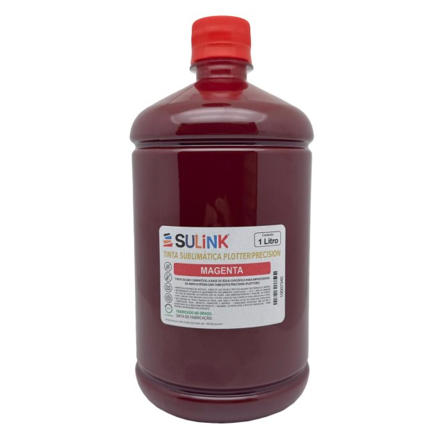 Tinta Sulink para Plotter Epson Sublimática | 1 Litro Magenta