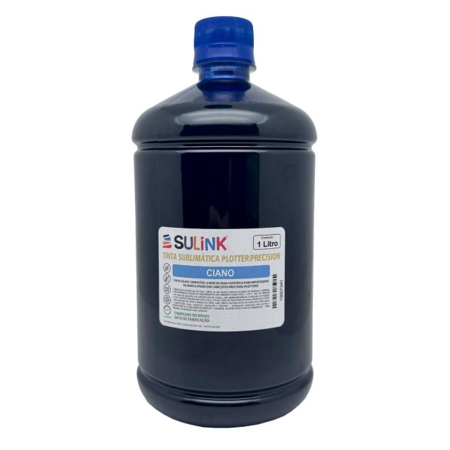 Tinta Sulink para Plotter Epson Sublimática | 1 Litro Ciano