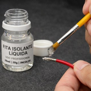 Fita Isolante Líquida Incolor - Frasco 30ml (20g) na Sulink
