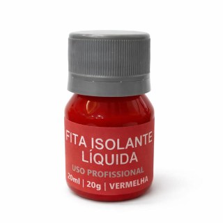 Fita Isolante Líquida Vermelha - Frasco 30ml (20g) na Sulink