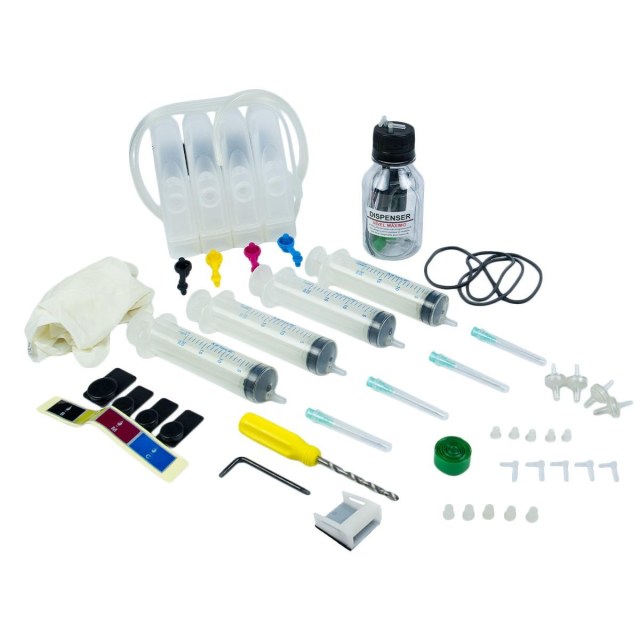 Kit Bulk Ink para HP 6000 | 6500 | 7000 | 7500A e Similares para Instalação (Sem Cartuchos - Utilizar Original HP) - Vazio