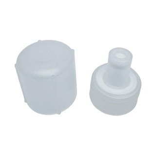 Bico Fit com Tampa para EcoTank Frascos Pet Boca 28mm - Translúcido | Unidade na Sulink
