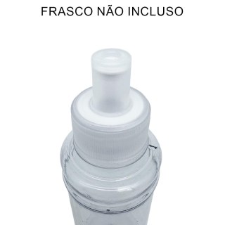 Bico Fit com Tampa para EcoTank Frascos Pet Boca 28mm - Translúcido | Unidade na Sulink
