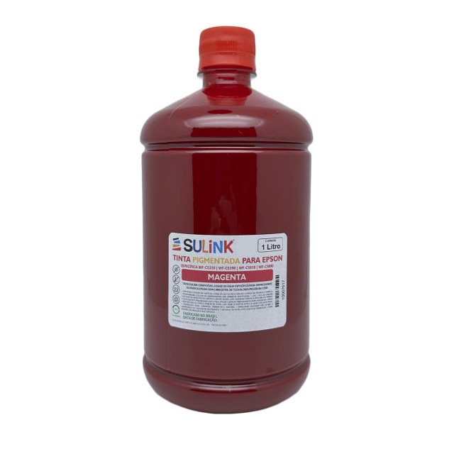 Tinta Sulink Específica para Epson WF-C5310/5390/5810/5890 - Pigmentada | 1 Litro Magenta