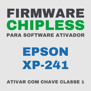 Epson XP-241 | Software Firmware ChipLess para Ativação com Chave/Key na Sulink