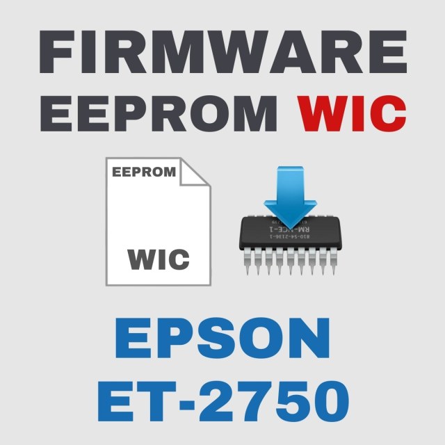Epson ET-2750 | Arquivo de Eeprom Firmware do WIC