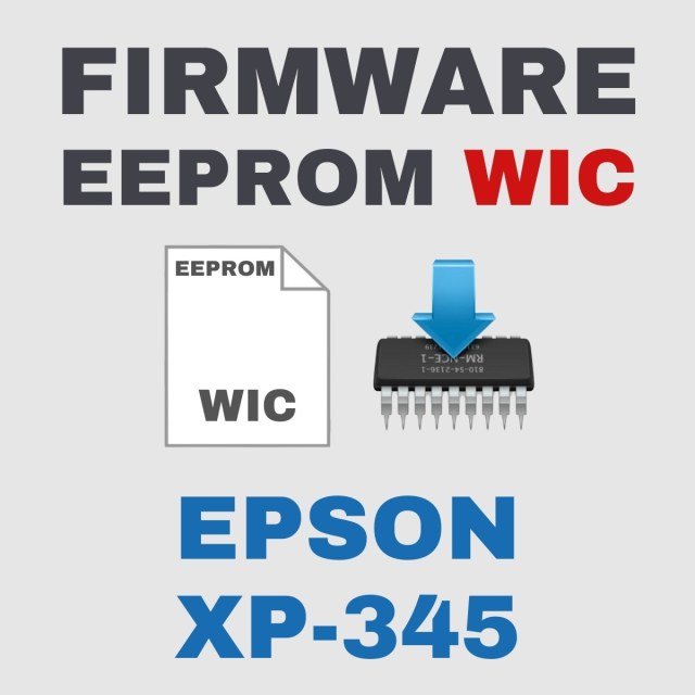 Epson XP-345 | Arquivo de Eeprom Firmware do WIC