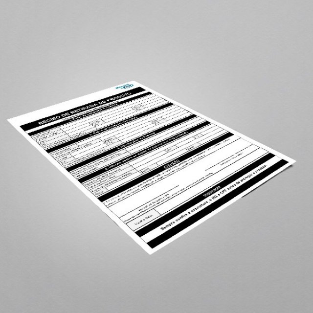 Modelo de Recibo de Entrega do MercadoPago