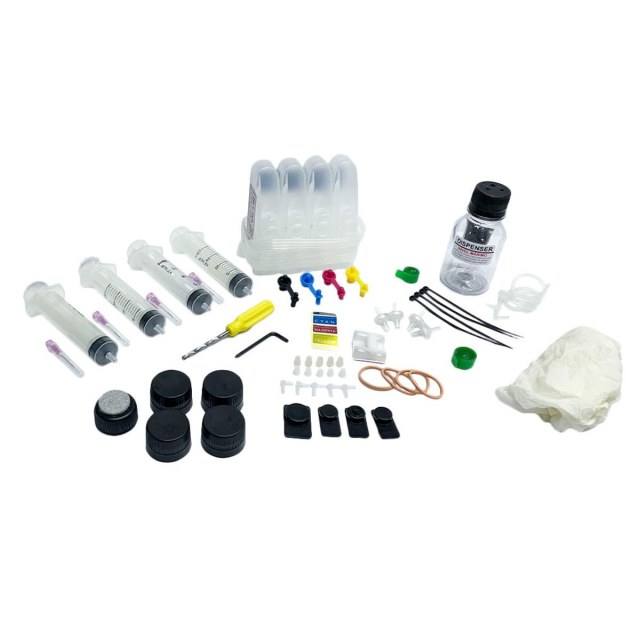 Kit Bulk Ink para HP 4615 | 4625 | 3525 | 5525 e Similares para Instalação (Sem Cartuchos - Utilizar Original HP) - Vazio