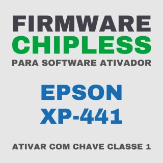 Epson XP-441 | Software Firmware ChipLess para Ativação com Chave/Key na Sulink