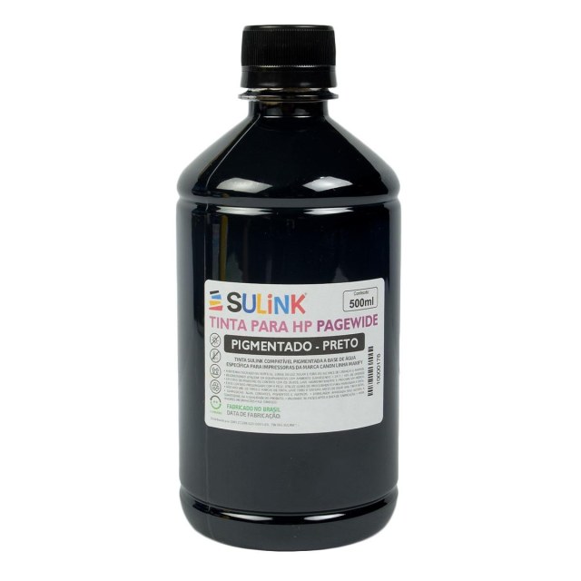 Tinta Pigmentada para HP Série PRO X 451 | 476 | 551 | 555 | 576 | 585 - 500ml