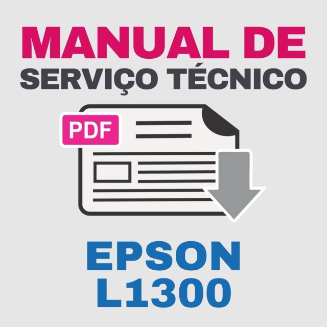 Epson L1300 | Manual de Serviço Técnico