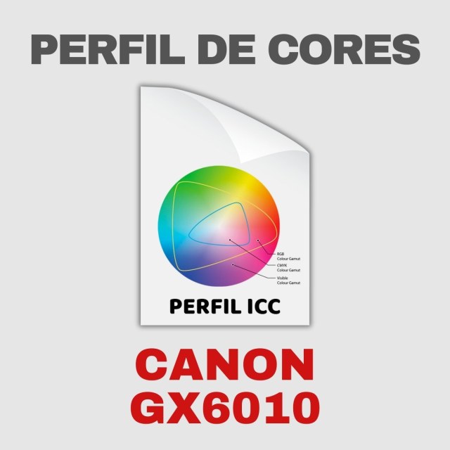 Canon GX6010 | Perfil de Cores ICC