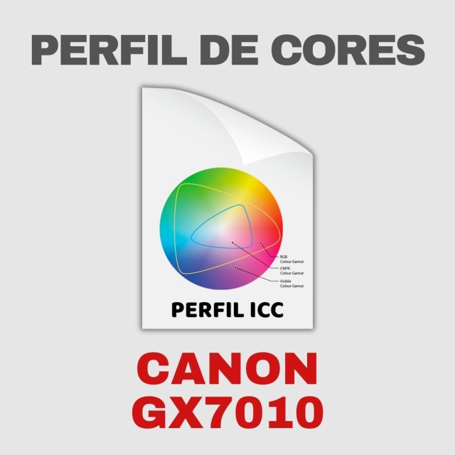Canon GX7010 | Perfil de Cores ICC