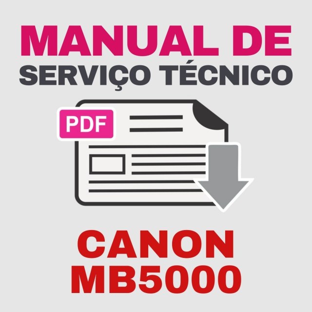 Canon MB5000 series | Manual de Serviço Técnico