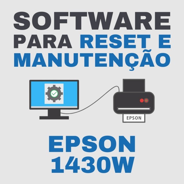 Epson 1430W | Software para Ajustes e Reset das Almofadas