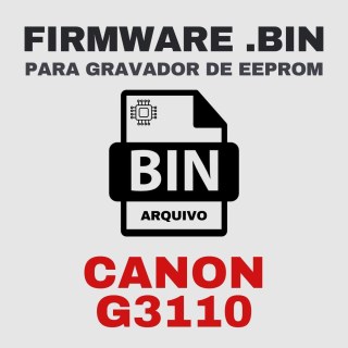 Canon G3110 | Arquivo de Firmware .BIN Original para Gravador de Eeprom na Sulink