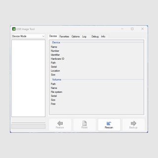 Software USB Image Tool na Sulink