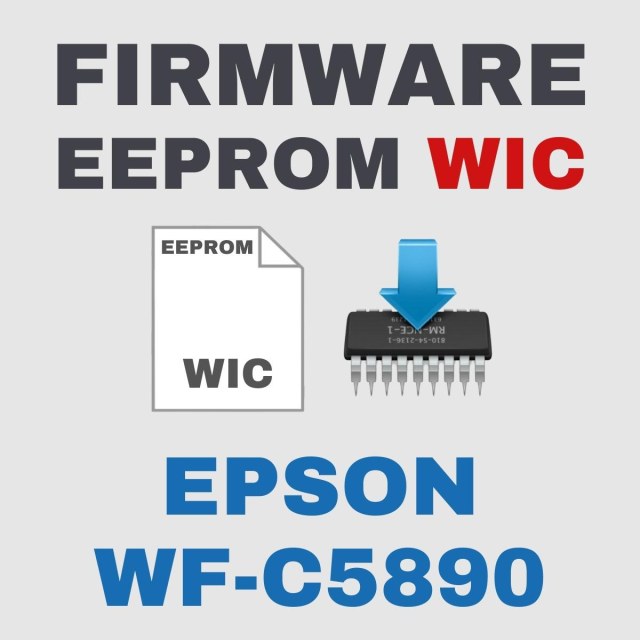 Epson WF-C5890 | Arquivo de Eeprom Firmware do WIC