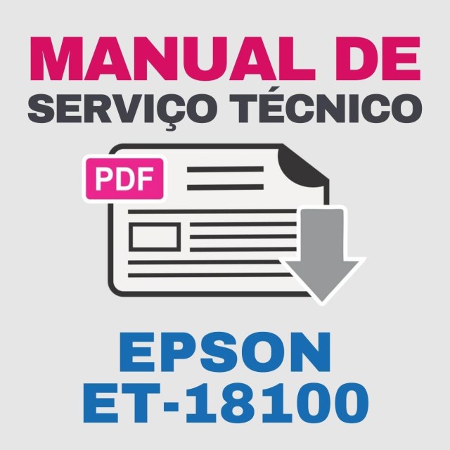 Epson ET-18100 | Manual de Serviço Técnico na Sulink