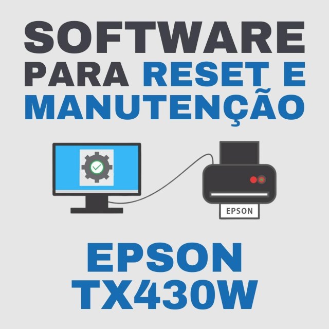 Epson TX430W | Software para Ajustes e Reset das Almofadas