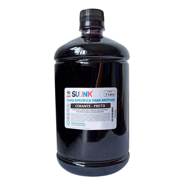 Tinta Sulink para Brother Corante | 1 Litro Preto na Sulink