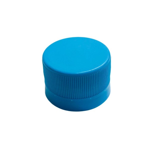 Tampa Plástica 28mm com Lacre e Vedante para Frascos, Garrafas e Tubos PET | Azul Claro - AZ321