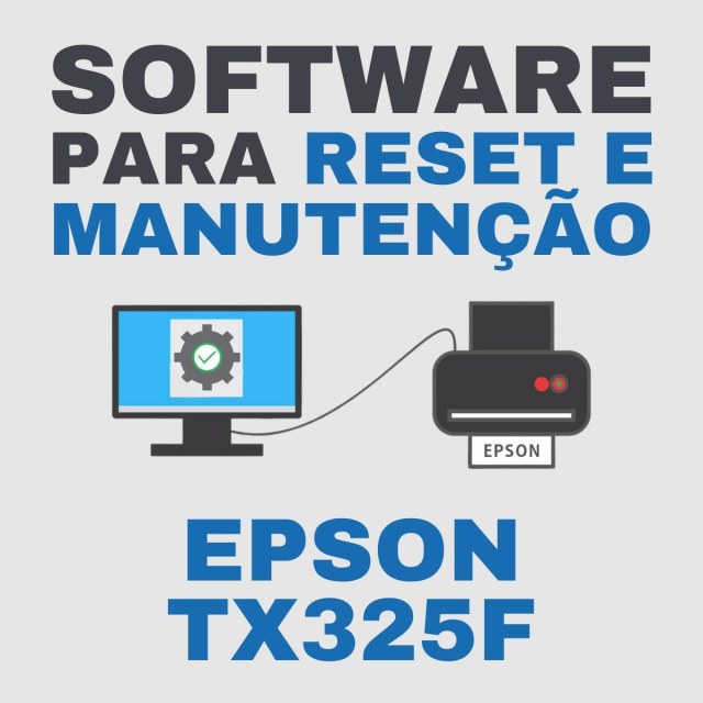 Epson TX325F | Software para Ajustes e Reset das Almofadas
